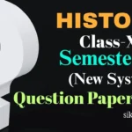 HS 4th Semester History Question Paper 2026